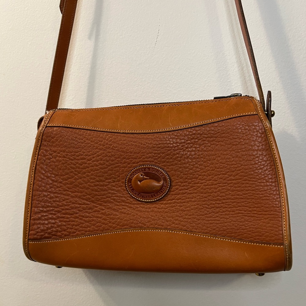 Dooney & Bourke Brown Leather Shoulder Bag